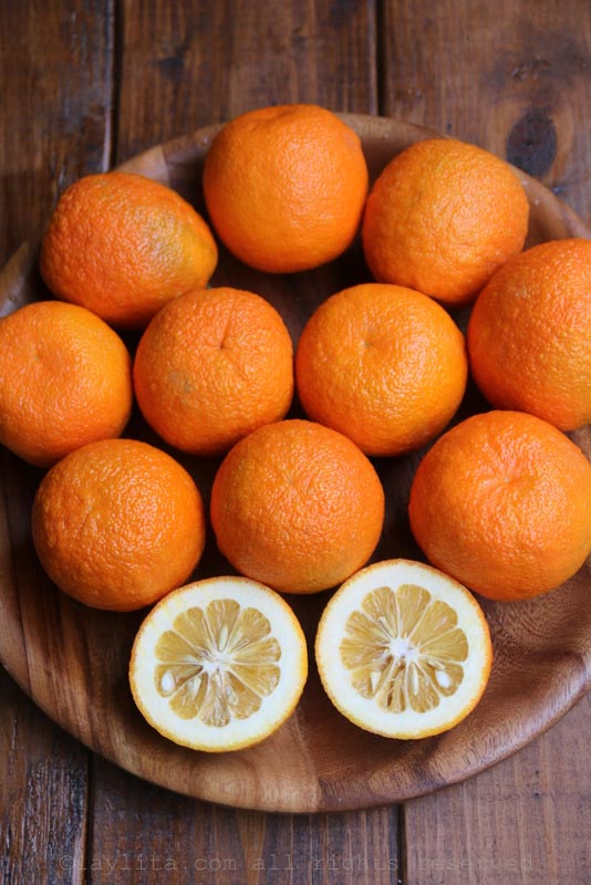 酸橙、苦橙、 塞维利亚橘子或Naranja agria