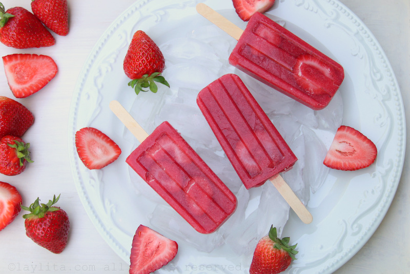 草莓冰棒食谱