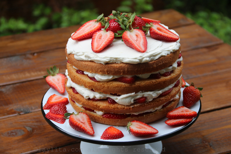 高高的草莓蛋糕食谱
