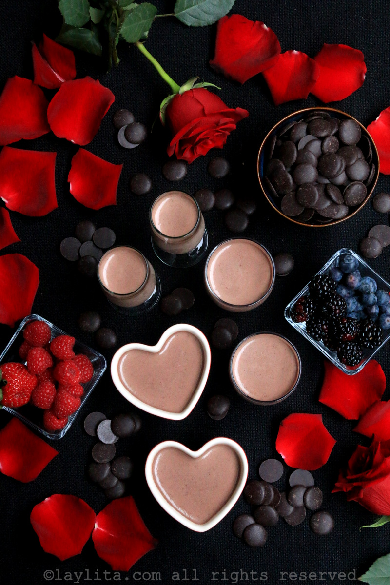情人节——意式黑巧克力奶冻